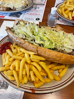 Philly cheesesteak with fries