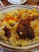 Hash with eggs and gravy